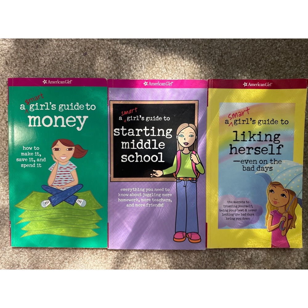American Girl A Smart Girls Guide Book Lot Money Middle School Liking Herself
